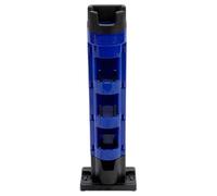MEIHO Rod Stand BM-280 Polycarbonate Black & Red 316x62x70mm height adjustment