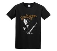 MEIHUANG Bob Seger Early Seger Vol 1 100% Cotton Mens Tshirt Size L Black