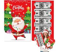 Meiidoshine Extra Large Christmas Envelope Money Holder Gifts with Bill Slots and Card Slots, 14x9 Inch Oversize Surprise Christmas Gift Cash Card Holders for Kids Adults, Fun Ways to Give Money Ideas