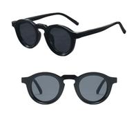 MEIION Blake Hampton sunglasses Echo Ray Halos Retro Polarised Sunglasses for Small Faces with UV400 Protection, Eco-friendly Acetate, Italian Luxury Style for Driving, Golf, and Cycling