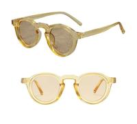 MEIION Blake Hampton sunglasses Echo Ray Halos Retro Polarised Sunglasses for Small Faces with UV400 Protection, Eco-friendly Acetate, Italian Luxury Style for Driving, Golf, and Cycling