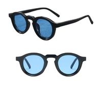 MEIION Blake Hampton sunglasses Echo Ray Halos Retro Polarised Sunglasses for Small Faces with UV400 Protection, Eco-friendly Acetate, Italian Luxury Style for Driving, Golf, and Cycling