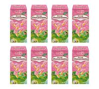 Meiji Chocorooms Strawberry Biscuits 36g (Pack of 8) - Crunchy Biscuit with Rich Chocolate Mushroom - Shaped Treats