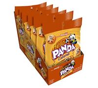 Meiji Hello Panda Cookies, Caramel Crème Filled - 2.2 oz, Pack of 6 - Bite Sized Cookies with Fun Panda Sports