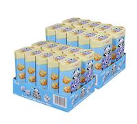 Meiji Hello Panda Milk 50g x 20 Packs - Fun Filled Milk Cream Biscuits Snack Pack, Japanese Biscuits, Sweet Treats for Kids & Adults. Halal Certified