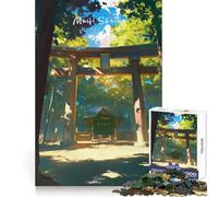 Meiji Shrine Serenity Puzzles for Teenagers 1000 Pieces Brain Development Quiet Enjoyment Clean Join Seasonal Gift size 50x75cm