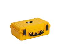 MEIJIA All Weather Portable IP67 Waterproof Protective Case, Hard Camera Case with Customizable Foam, Perfectly Protection of Camera, Drones, Pistols, Equipments, 18.5 x14.06x6.93inches (Yellow)