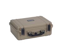 MEIJIA All Weather Portable IP67 Waterproof Protective Case, Hard Camera Case with Customizable Foam, Perfectly Protection of Camera, Drones, Pistols, Equipments, 18.5 x14.06x6.93inches (Desert Tan)