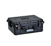 MEIJIA Large Protective Hard Camera Case with Customizable Fit Foam, Elegant Black,20.62 x16.85x8.11inches,Fit for Drones,Camera,Lens