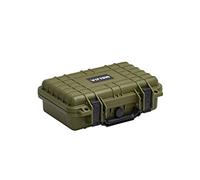 MEIJIA Portable All Weather IP67 Waterproof Protective Hard Case, Small Camera Case,Dry Case with Customizable Foam,Fit Use of Drones, Camera,Equipments, 11.65 ”x8.35”x3.78” (Green)