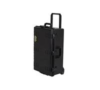MEIJIA Portable All Weather Waterproof Camera Case,Customizable Fit Foam with Rolling Wheels and Retractable Pull Handle,31.3"X20.3"X12.25"