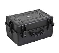 MEIJIA Portable All Weather Waterproof Protective Hard Case,Compact Camera Case with Customizable Fit Foam,Fit Use of Drones, Camera, Equipments, Pistols, Elegant Black(24.01"x16.92"X12.2")