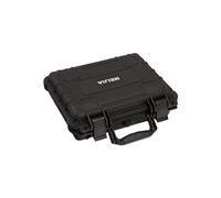 MEIJIA Portable Large Waterproof Protective Case,Hard Camera Case,Dry Case,Customized Foam Inserted, Elegant Black,Fit for Camera, Equipments, Lens,Drones (13.39"x11.61"x3.93")