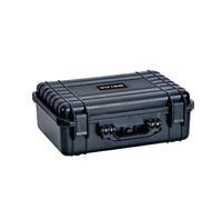 MEIJIA Portable Large Waterproof Protective Hard Case,Camera Case with Customizable Fit Foam,Elegant Black,18.5 x14.06x6.93inch