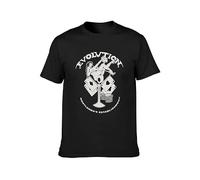 MeiJian Evolution Pay to Play Randy Orton Batista Triple H RIC Flair T-Shirt Black L