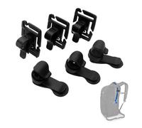 MEIJIAYOU Magnetic Hose Clip Compatible with Osprey, 6PCS ABS 360° Rotatable Tube Clip Compatible with Osprey Accessories for Hydration and Military Backpakcs