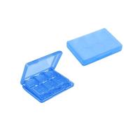Meijunter 2Pcs 28 in 1 Game Card Case Holder for Nintendo DS NDS/NDS, Blue | Plastic Cassette Organiser Card Storage for Nintendo Lite/NDSI/2DS/3DS