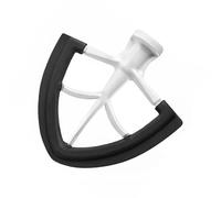 Meijunter Flex Edge Beater for KitchenAid 4.5/5 Quart Tilting Head Mixer | Bilateral Silicone Edges Bowl Scraper Paddle Attachment for Kitchenaid