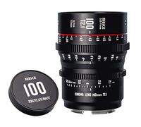 Meike 100mm T2.1 Super 35 Prime Manual Focus Cinema Lens for EF-Mount Cine Camera Compatible with C200 C300 II, RED Komodo, BMPCC 6K, Z CAM E2-S6 BMPCC6K Pro