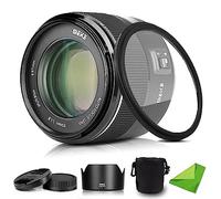 Meike 85mm F1.8 F-Mount Full Frame Medium Telephoto Auto Focus Portrait Prime Lens for Nikon F-Mount Cameras D850 D7200 D750 D780 D610 D3500 D5500 D5600 D5300 D5100 with 67mm Lens Filter
