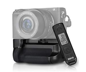 Meike External Vertical Shooting Battery Grip MK-A6300 Pro with 2.4G Wirless Remote Control for Sony Alpha A6300 A6000 Camera, Work with NP-FW50 Battery to Replace Sony A6300 A6000 Battery Pack