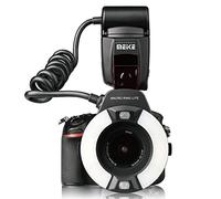 Meike MK-14EXT-N I-TTL Macro Ring Lite Flash for Camera with LED AF Assist Lamp For Nikon Cameras D5100 D3200 D3300 D5200 D90 D850 D3500