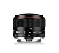 Meike MK 6.5mm f/2.0 Circular Fisheye Lens Manual Focus with APS-C Format for Sony E-mount Cameras A7II A7SII A7RII A6500 A6300 A6000 A9 etc with Adison Tek Cleaning Cloth