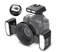 Meike MK-MT24 2.4g Wireless Macro Twin Flash Kit for Canon DSLR and Mirrorless Cameras