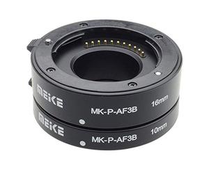 Meike MK-P-AF3B Set of 3 Rings for Panasonic Digital SLR Camera Black