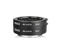 MEIKE MK-S-AF3A AF Auto Focus Macro Extension Tube Adapter Ring (10mm+16mm) for Sony Mirrorless E-Mount FE-Mount A7 NEX Camera A7 A7II A7M2 NEX3 NEX5 NEX6 NEX7 A5000 A5100 A6000 A6300 A6500 A9 A6400