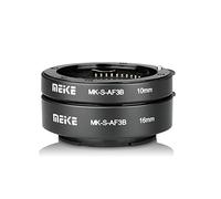 MEIKE MK-S-AF3B Plastic Auto Focus Macro Extension Tube Adapter Ring 10mm 16mm for Sony E-Mount FE-Mount Mirrorless Camera A7 A7M2 NEX3 MEX5 NEX6 NEX7 A5000 A6000 A6300 A6500 A9 A6400
