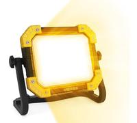 MEIKEE LED Work Light Rechargeable 14000mAh Battery Super Bright Dimmable 3 Colors Warm & Cold White SOS 360° Rotable IP66 Waterproof for Construction Emergency Camping Repairing Power Cut