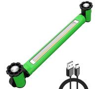 MEIKEE Rechargeable LED Work Light 3000LM 5000mAh,6 Lighting Modes | Portable Magnetic Work Light with Magnet & Hook,3 Brightness Levels,Underhood Inspection Lamp for Garage,Workshop,Car Repair