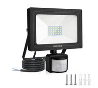 MEIKEE Security Lights with Motion Sensor 25W PIR Light Super (25W) DE, Black