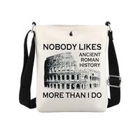 MEIKIUP Ancient Roman History Crossbody Bag Historian Gift for History Professors Teachers Appreciation Gift Vintage Rome Purse (Roman Crossbody-UK)