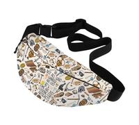 MEIKIUP Archaeology Gift Archaeologist Fanny Pack Not All Who Wander are Lost Some are Looking for Artifact Lover Crossbody Bag (Artifacts WB-UK)