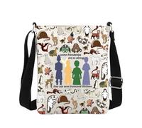 MEIKIUP ATLA TV Show Inspired Gifts Bender Crossbody Bag Aang & Prince Zuko & Sokka & Katara Yip Yip Appa Gift for Cartoon Fans (A TV Crossbody-UK)