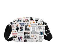 MEIKIUP Breakfast Movie Crossbody Bag 80's Movie Gifts for Brain & Athlete & Basket Case & Princess & Criminal Fans Club Gifts (BKFST HB-UK)