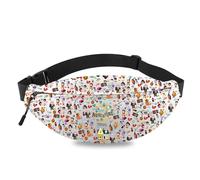 MEIKIUP Carl and Ellie Waist Bag Adventure Is Out There Shoulder Bag House Balloon Crossbody Bag, Adventure There WB, Modern