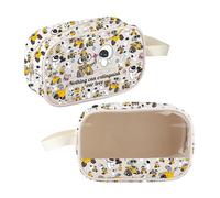 MEIKIUP Cartoon Couples Gifts Wall-E and Eve Love Clear Makeup Cosmetic Bag Nothing Can Extinguish Our Love Honeymoon Gifts (Robot Clear Bag-UK)