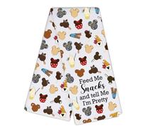 MEIKIUP Cartoon Mouse Towel Funny Kitchen Gifts for Snack Lovers Colorful Mouse Baking Home Chef Kitchen Towel Mouse Lover Gift (Mouse Towel-UK)