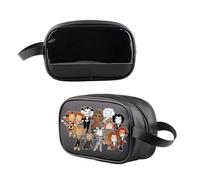 MEIKIUP Cat Makeup Zipper Pouch Bag Musical Theatre Cosmetic Bag Musical Theatre Fans Gift for Women, Cats CMB, 现代