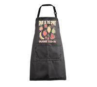 MEIKIUP Christian apron with Bible Verse Kitchen Apron Religious Gift Fruit of the Spirit Galatians 522 Biblical Spiritual Gift (Galatians 5 22 Apron-UK)