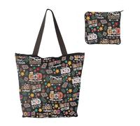 MEIKIUP Faith Hope Love Foldable Bag Jesus Tote Bag Bible Verse Christian Baptism Gift Christian Merchandise, Faith Fb, One Size