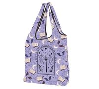 MEIKIUP Fantasy Book Merch Gift Just a Girl in her Fantasy Era Reusable Grocery Bags Fantasy Book Lover Gift Romance Bookish Gifts (Romance Book F-Bag-UK)