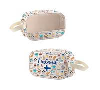 MEIKIUP Finland Travel Gift Finland Travelling Culture Themed Tote Bag Helsinki Travel Gift Helsinki Cathedral (Finland CMB)