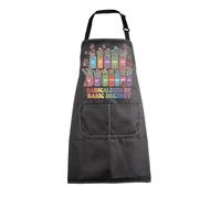 MEIKIUP Funny Democracy Women Liberal Apron Radicalized by Basic Decency Social Justice Gift for Liberal Feminist Kitchen Apron (Democracy Apron-UK)