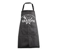 MEIKIUP Grandpa Grilling Apron Grandfather Gifts from Grandchildren Everything Tastes Better When Grandpa Grills It BBQ Apron (Grandpa Grill Apron-UK)