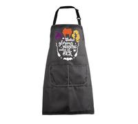 MEIKIUP Hocus Inspired Gift Witch Sisters Apron Winifred & Sarah & Mary Coven Gift for Women Girl Halloween Party Kitchen Apron (Witch Sisters Apron-UK)
