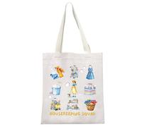 MEIKIUP Housekeeping Squad Tote Bag Cleaning Team Gift Housekeeper Merchandise Cleaning Staff Shoulder Bag, Housekeeping Tb, One Size, Modern